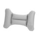 thumbnail image 4 of Almohada de viaje inflable con soporte para la cintura, cojín para la espalda para viajes de negocios Gris seda de leche, 4 of 9