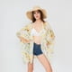 thumbnail image 3 of o Mujer Beach Suelto Frente abierto Kimono Traje de blanco Colcomx Cárdigan tipo kimono de playa, 3 of 8
