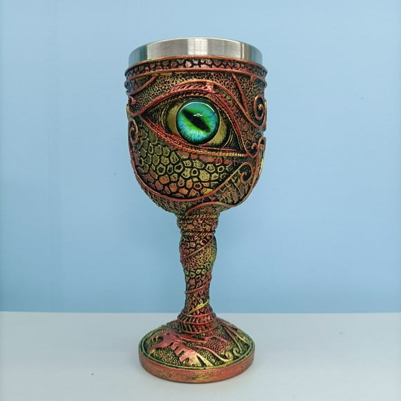 The Eye of The Dragon Mystical Fantasy Chalice Wine Goblet
