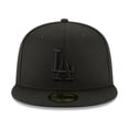 thumbnail image 3 of GORRA NEW ERA 59FIFTY 7 3/8 LOS ANGELES DODGERS BLACK ON BLACK, 3 of 4