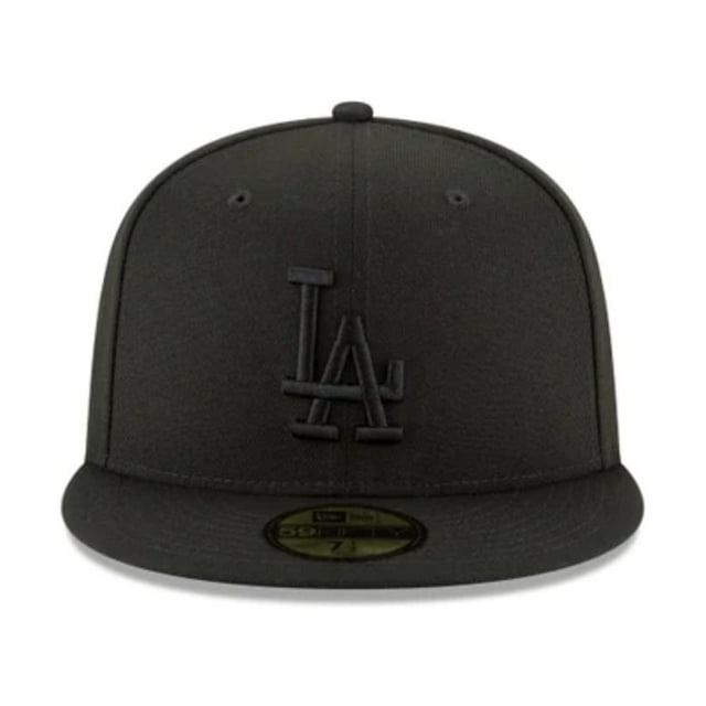 GORRA NEW ERA 59FIFTY 7 1/8 LOS ANGELES DODGERS BLACK ON BLACK 11591150