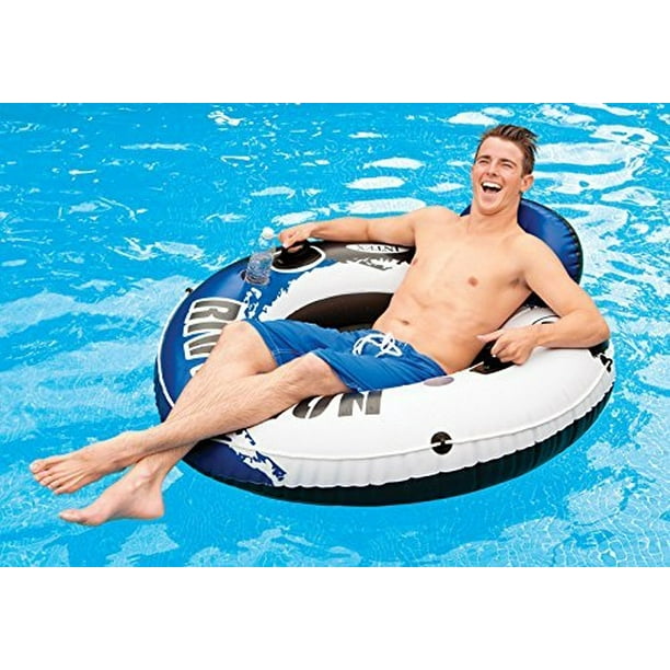 Intex River Run I Sport Lounge, flotador de agua inflable, 53" de diámetro Intex Intex