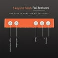 thumbnail image 3 of Xingzhi Custom Interval Timing Gym Timer Designed For Versatile Timer Interval Timing Orange frame Blue and red font, 3 of 6