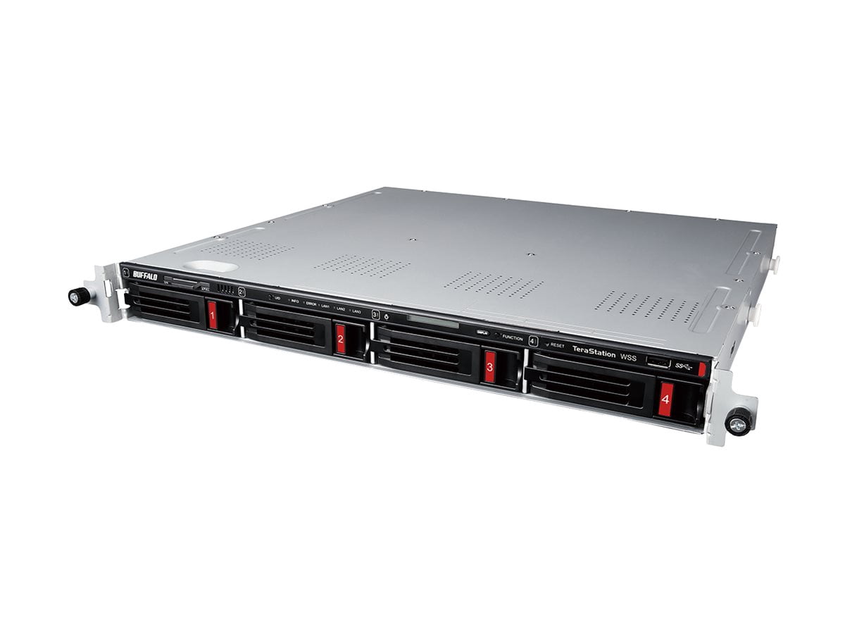 BUFFALO TeraStation WS5420RN 4-Bay Windows Server IoT 2025 Rackmount NAS 16TB (4x4TB) HDD Included TAA Compliant - Intel Atom C3338 Dual-core (2 Core) 1.50 GHz - 4 x HDD Supported - 48 TB Supported...