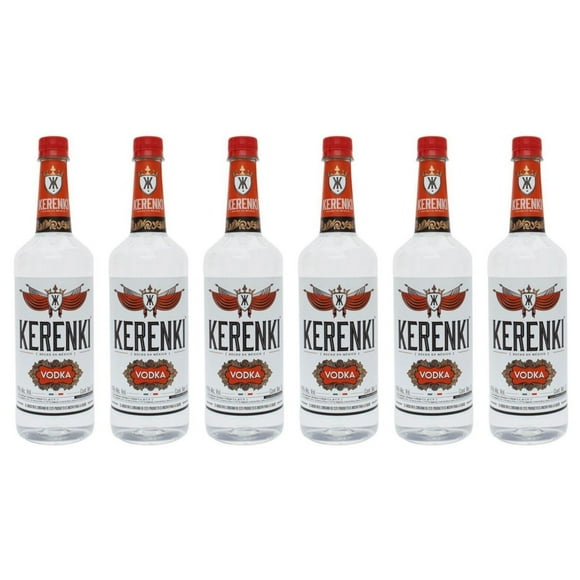 Pack de 6 Vodka Kerenki Pet 1 L Kerenki Pet