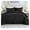 Black, variant on Christmas Quilt Set Snowman Reindeer Cardinal, Winter Bedspread 3 Piece, Lightweight Coverlet Comforter for Queen or King Beds