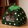 thumbnail image 7 of AZXY Cat & Dog Bed, Four Seasons Washable Cube Shaped Pet House, Portable Enclosed Hideout for Home Space Indoor Relaxation and Regular Rest, for Indoor Cats and Small Dogs, Green, 7 of 7
