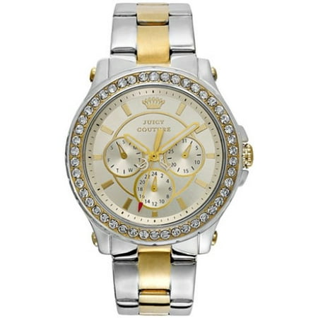 Women's Two-Tone Juicy Couture Pedigree Multi-Function Watch 1901066