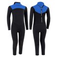 Zhuitw One Piece Surf Wetsuit Thick Underwater Free Diving Suit Full