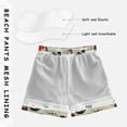 thumbnail image 3 of FORMRS Boys Swim Trunks Quick Dry Mesh Liner Boardshorts Sizes XS-XL, Large Red Floral Pattern, 3 of 7