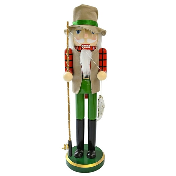 Fishing Enthusiasts Soldier Decors Durability Wood Soldier Desk Decoration