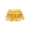thumbnail image 3 of iEFiEL Kids Girls Shiny Sequins Tassels Briefs Bottoms Dance Performance Competition Underwear Yellow 6, 3 of 6