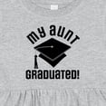 thumbnail image 4 of Inktastic My Aunt Graduated Niece Nephew Girls Baby Dress, 4 of 5