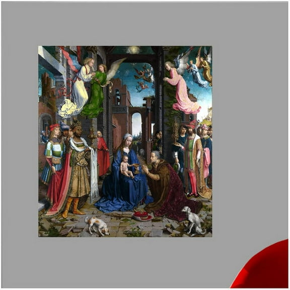 Wallhogs Gossaert Adoration of The Kings Wall Mural