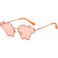 thumbnail image 1 of Children's Sunglasses Girls Children's Sunglasses Love Heart Shape Sunglasses Retro Glasses with UV Protection for 3-12 Years Old, 1 of 4