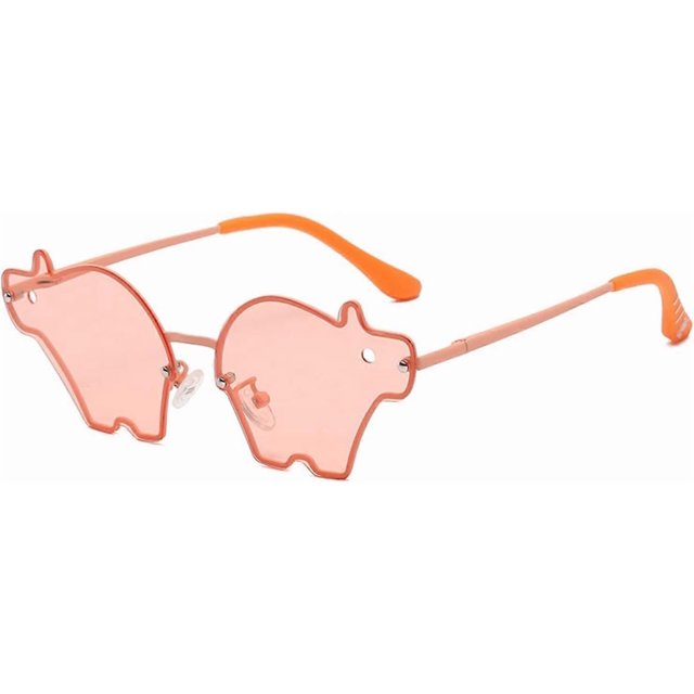 Children's Sunglasses Girls Children's Sunglasses Love Heart Shape Sunglasses Retro Glasses with UV Protection for 3-12 Years Old