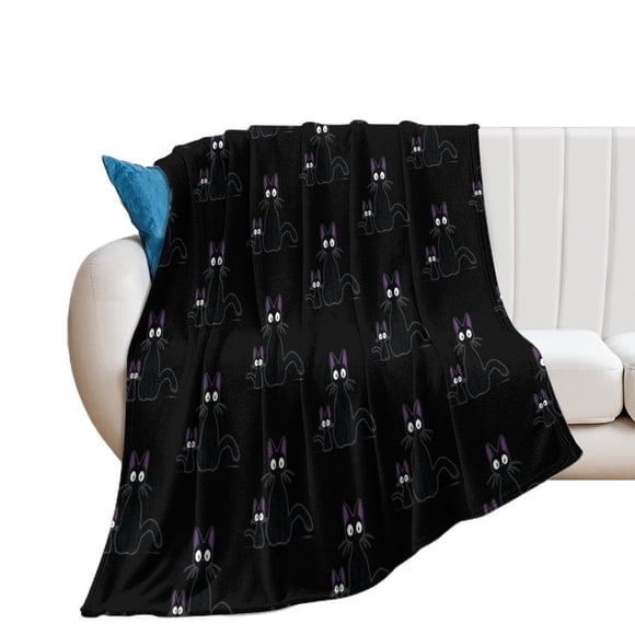 Couverture en Flanelle Douce et Confortable avec Imprimé Animalier, Couverture Légère et Chaude en Peluche, Cadeaux pour Enfants et Adultes