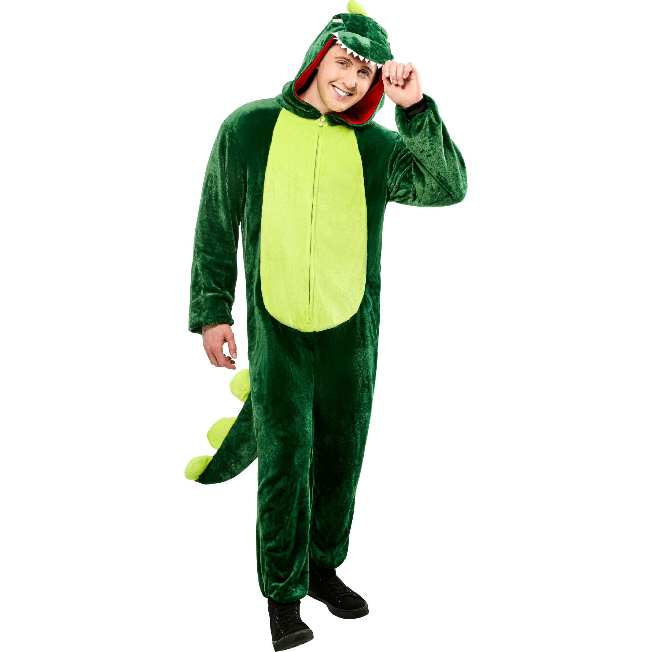 Dinosaur Halloween Costume for Adults, Adult Size L (36-42), by Way to Celebrate