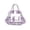 Purple, variant on School Backpacks Dual Use Convertible Clear Crossbody Travel Bag, Outings, Playground, Music Shows, Sports Events, Daily Outdoor Activities