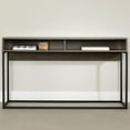 thumbnail image 3 of Console Table Mezzy Brown Walnut South Shore, 3 of 11