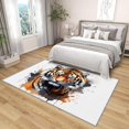 thumbnail image 4 of 2x3 Rug, Tiger Door Mat Washable Non Slip Soft for Entryway, Wild Animal Rug, Watercolor Wildlife Carpet, Tiger Home Decor & Gifts, 4 of 7