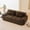 Brown, variant on YWEN 82" Modern Compressed Boneless Love Seat Couches, 2 Seater Large Sectional Couches for Living Room, Brown Corduroy Cloud Modular Sectional Sofa, Memory Foam, Extra Deep Loveseat, No Assembly