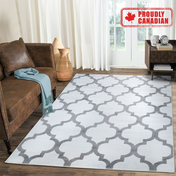 A2Z Contemporain Trellis Trendy Simple Doux Tapis de Chambre Carpet Tapis (3x5 4x6 5x7 5x8 7x9 8x10)