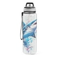 thumbnail image 2 of Shark 32oz Sports Water Bottles Leakproof Tritan Bottle with Straw BPA Free Clear Bottle for Fitness Gym Outdoor Cycling, 2 of 7