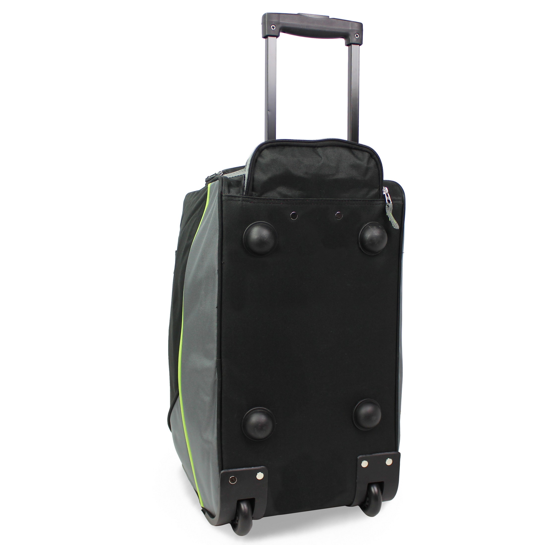 World Traveler Hipack 20-Inch Carry-On Sports Rolling Duffel Bag - Black Grey