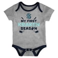 thumbnail image 3 of Newborn & Infant Seattle Kraken Legend Three-Piece Bodysuit Set, 3 of 4
