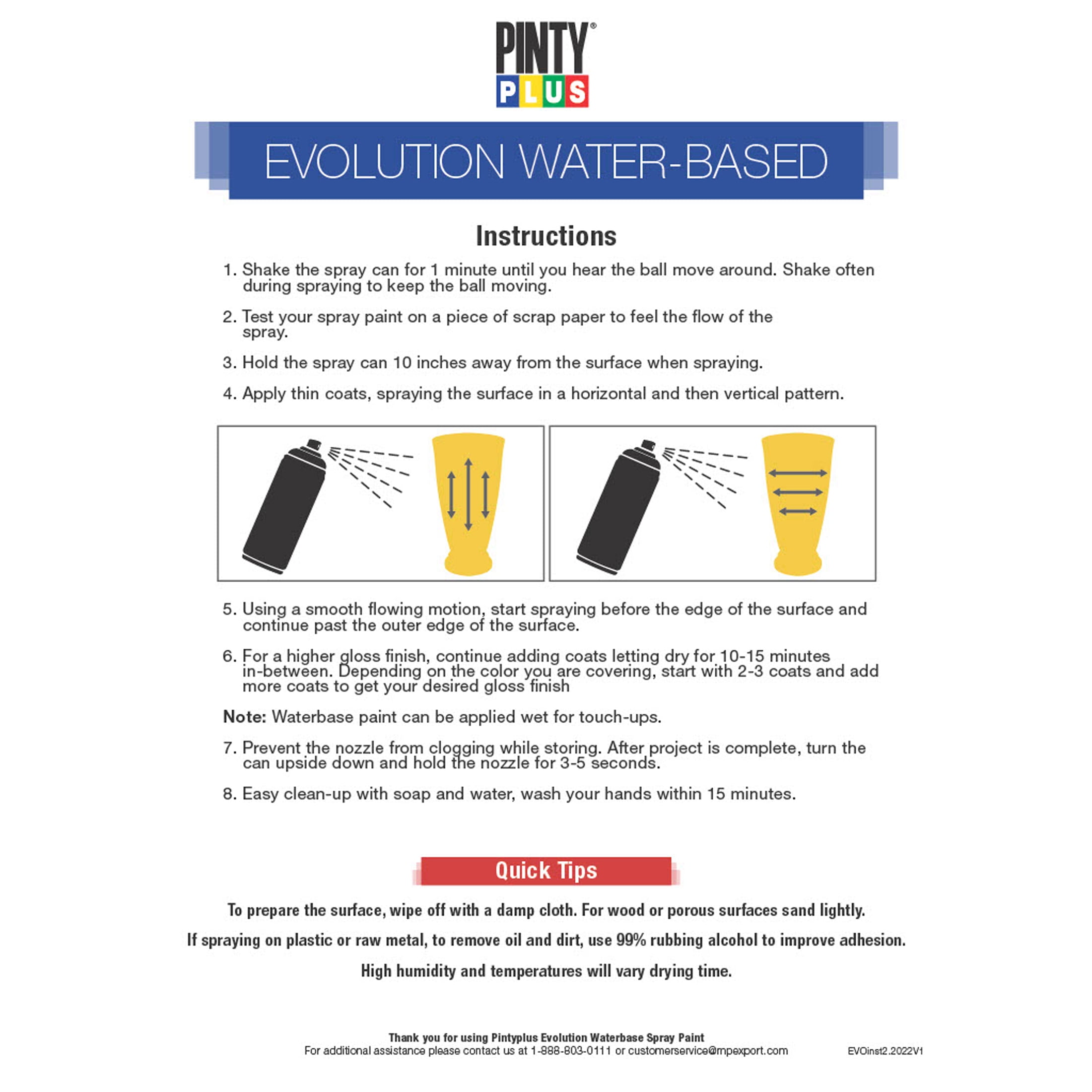 Pintyplus Spray Paint, Matte Jet Black. GREENGUARD Gold Certified, Waterbase, Low Odor, Low GWP Propellant, 10.9oz