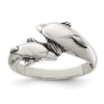 thumbnail image 4 of 925 Sterling Silver Dolphin Ring Size 7, 4 of 5