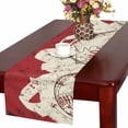 thumbnail image 1 of YUSDECOR Hand Drawn Baseball Table Runner for Kitchen Wedding Party Home Decor 16x72 inch, 1 of 2