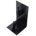thumbnail image 4 of Bookend, Rugged And Durable Rounded Corner Design Wrought Iron Book Holder Space Saving With Non Slip Foam Pad For Homes Schools For Offices And Libraries Man And Woman, 4 of 8