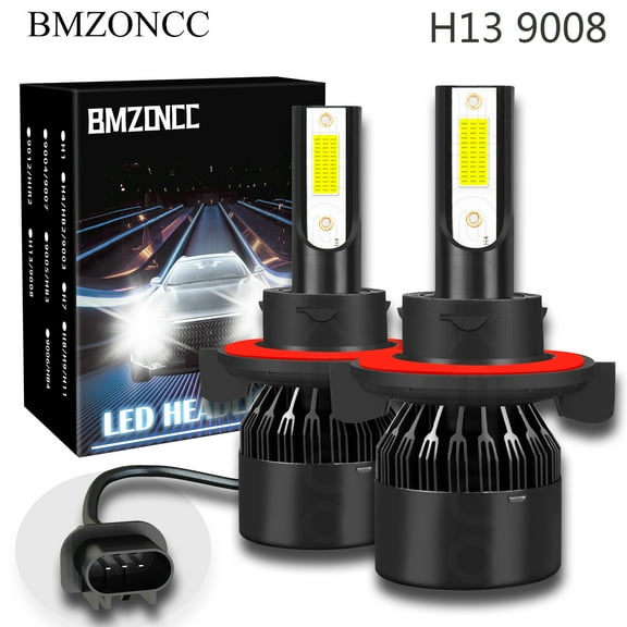 LED Headlight Hi/Lo Light Bulb 9008 High&Low Dual Beam for Chevy Cruze 2011-2013 2014 15 2pcs