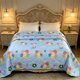 thumbnail image 5 of Edredón ligero de verano para noches calurosas: edredón transpirable con aire acondicionado, manta suave de poliéster lavable con estampado floral para la decoración del dormitorio., 5 of 6
