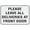 Warning Sign 4, variant on Please Leave Kitchen Clean Sign 8"x12" Reflective Aluminum Metal Warning Signage With Symbol For Indoor Outdoor Use