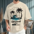 thumbnail image 6 of Ankishi Mens Beach T Shirts Retirement Vibes Fashion Graphic Tees Hawaiian Casual Clothes for Beach Vacation Travel, 6 of 6