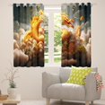 thumbnail image 5 of Erosebridal Golden Dragon Curtains & Drapes,Asian Chinese Dragon Curtains Blackout,Animal Curtains Dragon Decorations Landscape Window Curtain 2 Panels 42"Wx84"L, 5 of 6