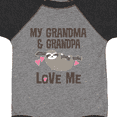 thumbnail image 4 of Inktastic Grandma and Grandpa Love Me Sloth Girls Baby Bodysuit, 4 of 5