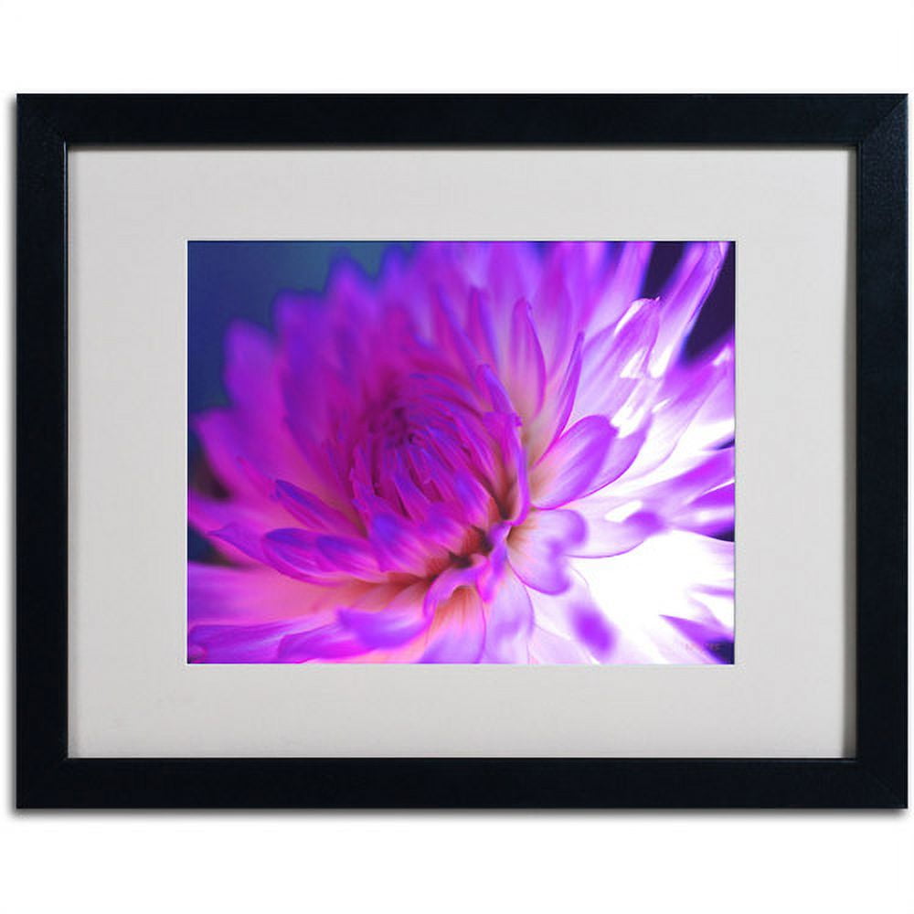 Trademark Fine Art 'Mod Dahlia' Matted Framed Art by Kathy Yates