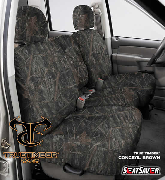 GMC CANYON 2005-2012 SEAT COVERS 60/40 NO ARMREST-CONSOLE STYLE CHARCOAL 