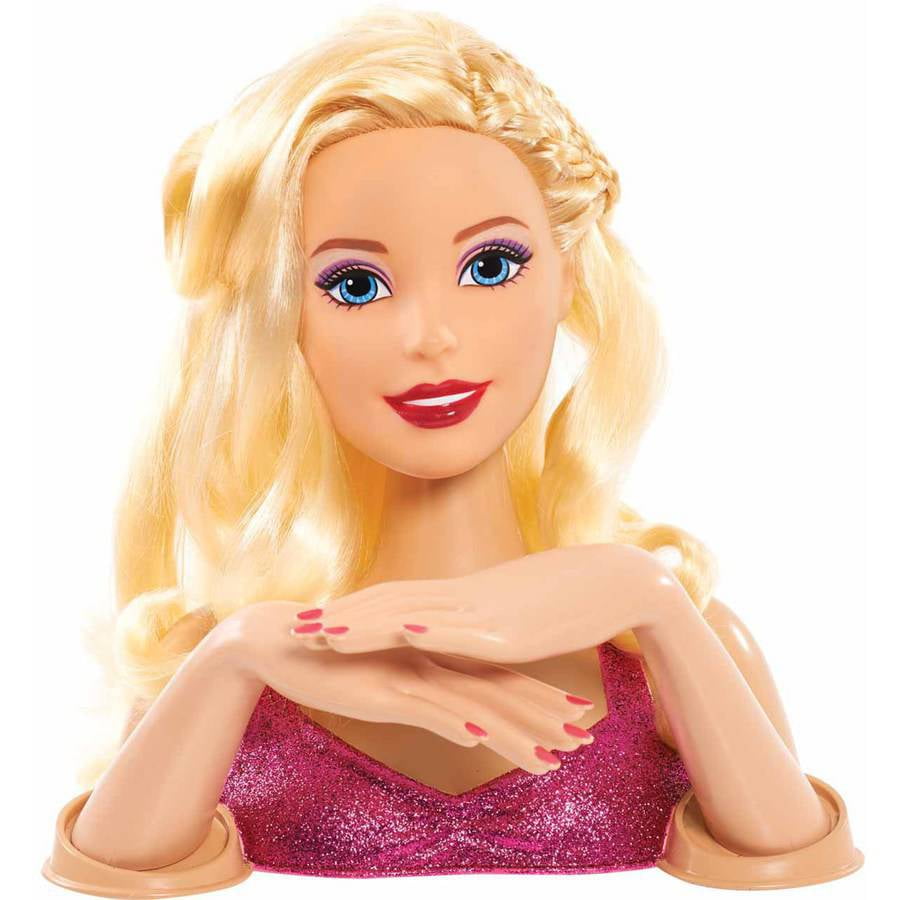barbie color cut and curl deluxe styling head