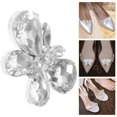 thumbnail image 2 of 2pcs Shoe Clips Rhinestone Shoe Bling Decorations Clips Shoe Charms for Pumps, 2 of 9