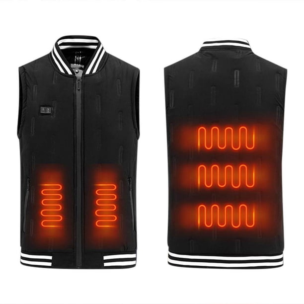Injueey Heated Vest Pants Screw Thread Electric LevelsThicken Heating Velvet Vests Men 3 Accessory Clothing Soft Lightweight Suministros térmicos No.2