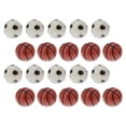 thumbnail image 4 of Miangastore Stable Material 20pcs Mini Soccer Ball Miniature Basketball For Mini House Dec, 4 of 8