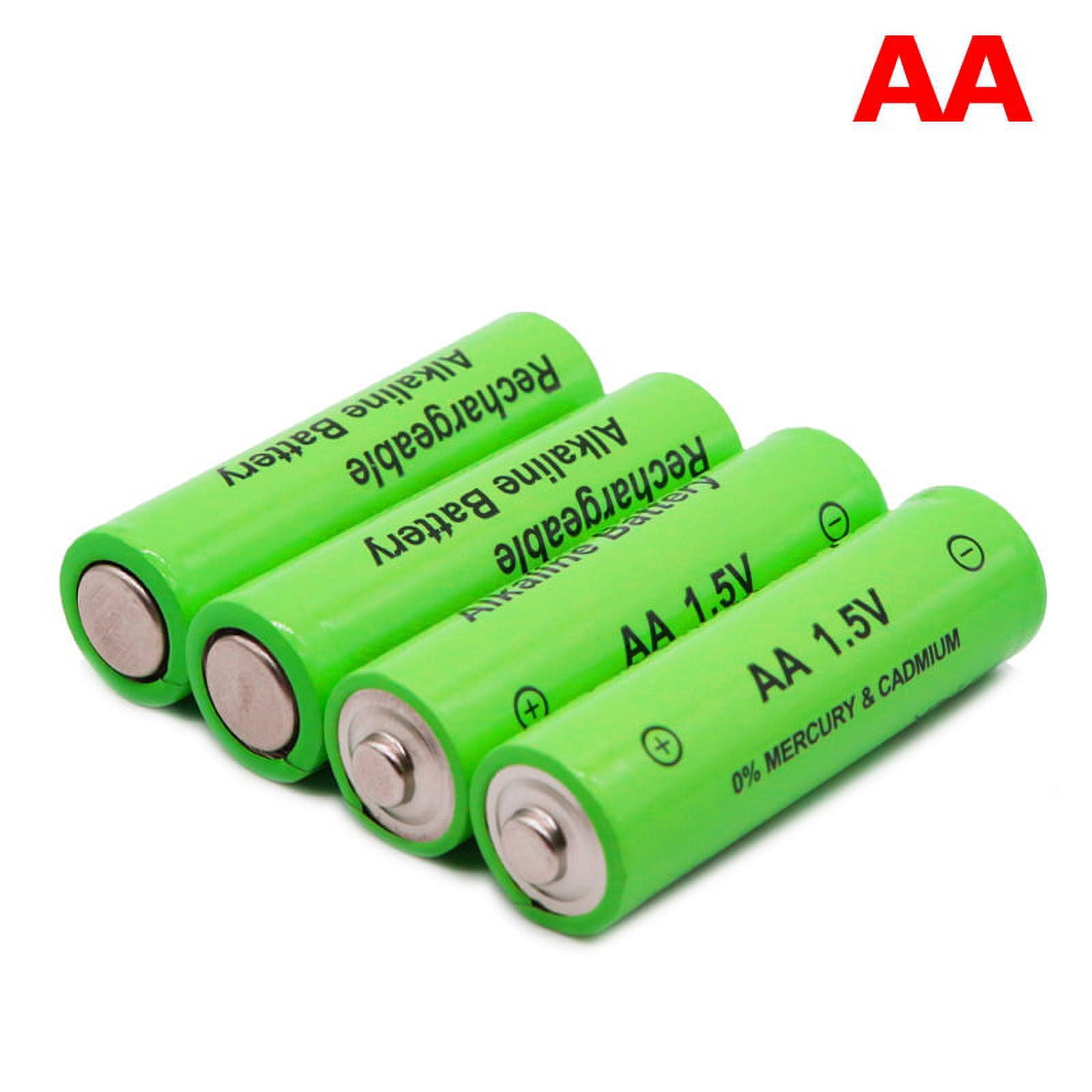 1.5V Alkaline AA Rechargeable Battery Cell for Shaver, LED Lighting, Wireless Microphone, Cordless Phone, etc(16PCS AA)