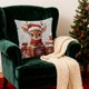 thumbnail image 5 of Fundas de almohada navideñas de 45 x 45 cm | Fundas de almohada decorativas festivas con cremallera oculta para sofá y dormitorio, 5 of 6