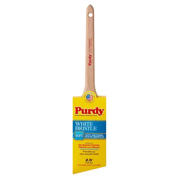 PURDY 144024425 2-1/2" White Bristle Adjutant? Angle Sash Paint Brush