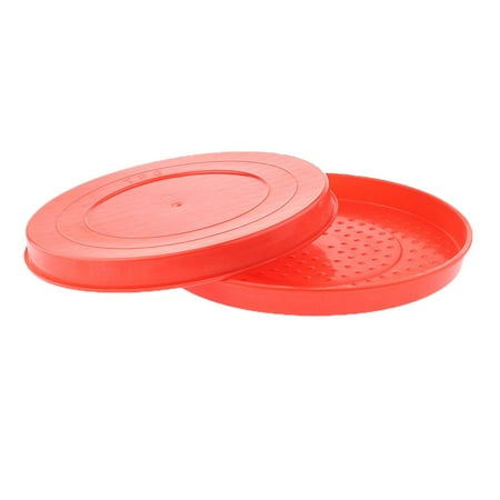 Set Of 2 Reptile Feeding Dish Tortoise Frog Feeder 42cm